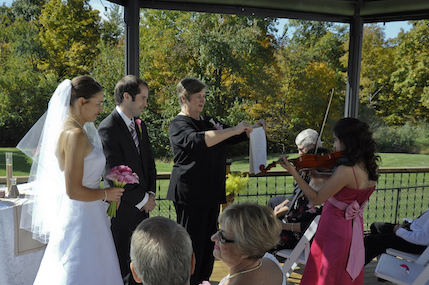 A sample of wedding pictures.